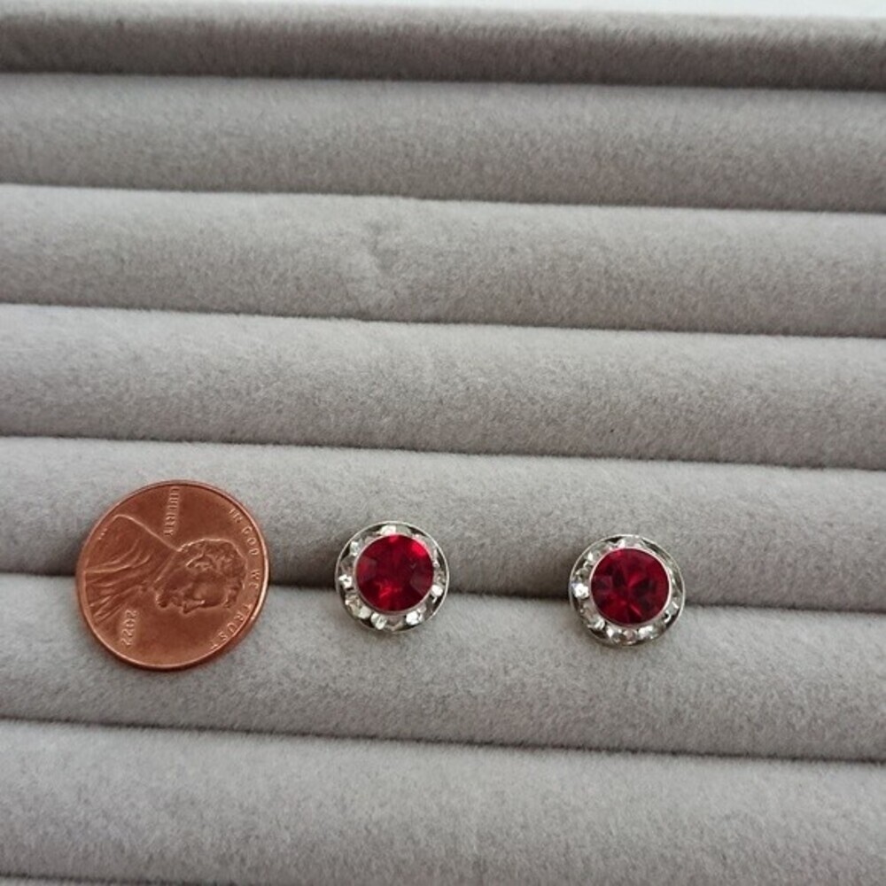 Sparkle Crystal Red Earring 36$